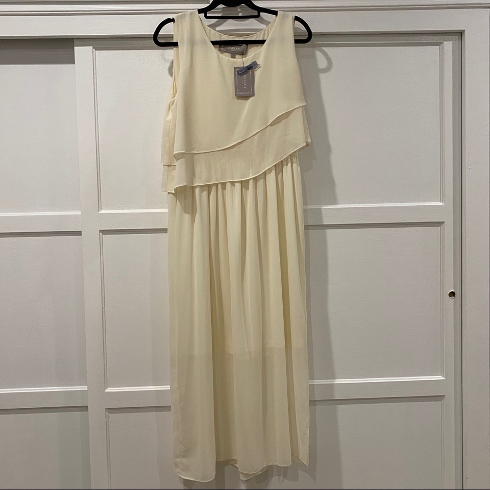 Cream maxi dress